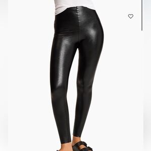 Commando Black Faux Leather Leggings